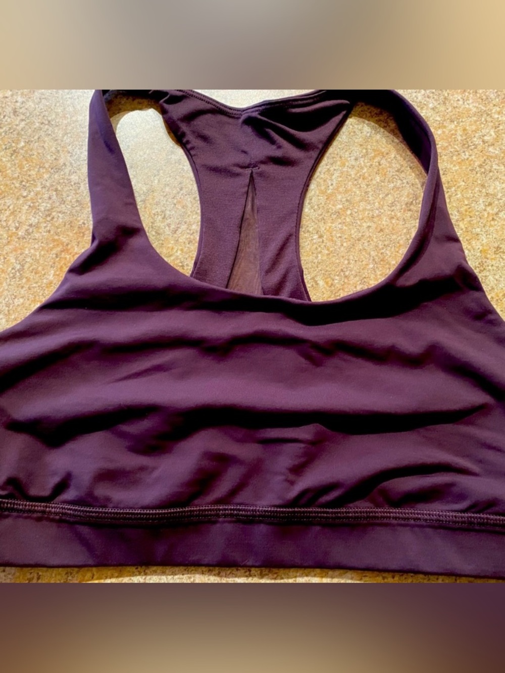 lululemon athletica Racerback Sports Bra in Deep Plum